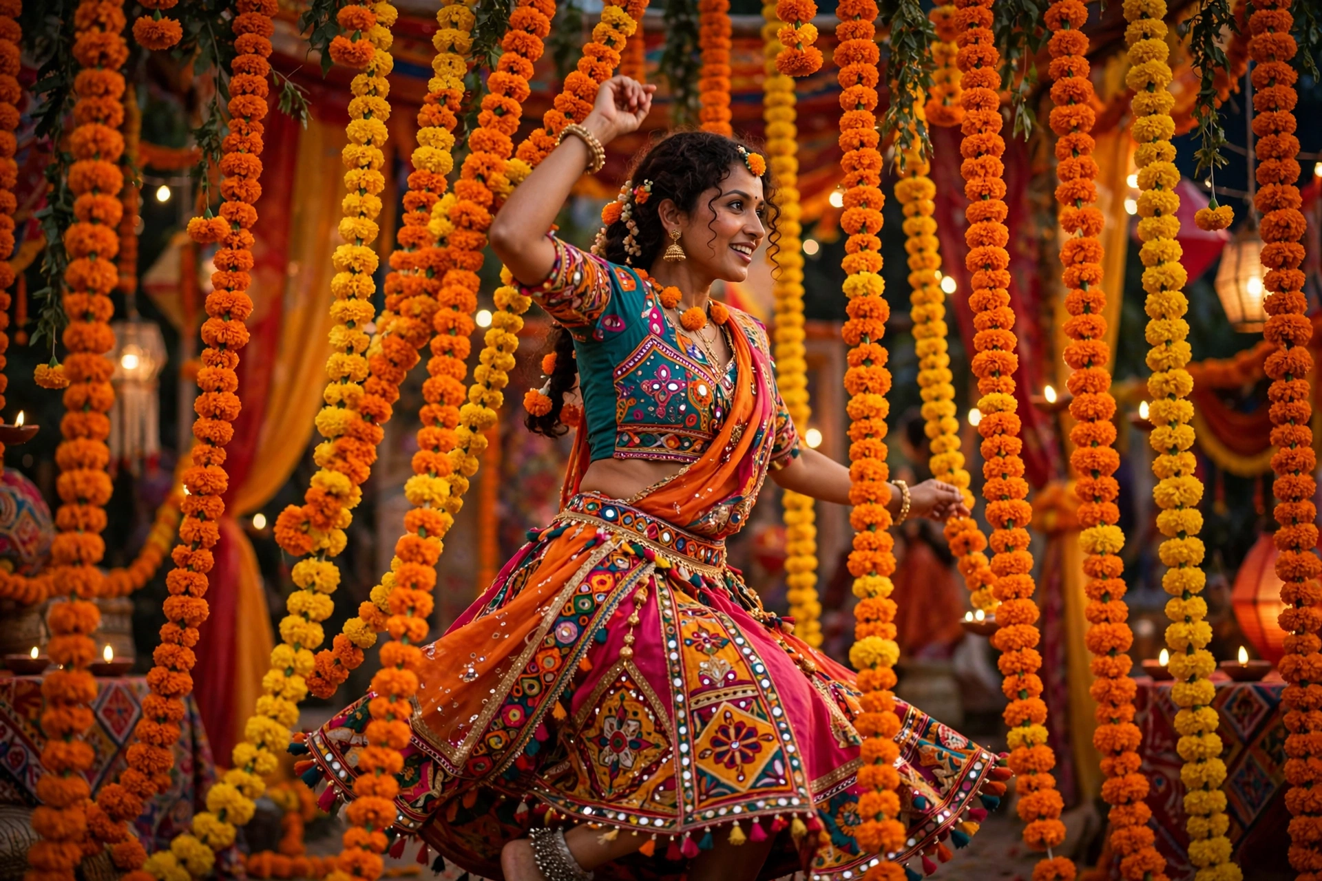Marigold Garba Dance