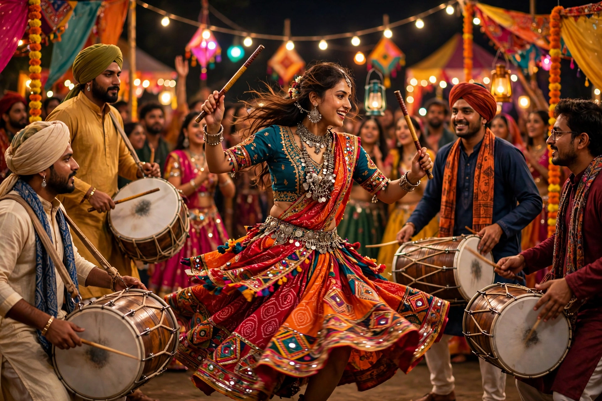 Drum Circle Garba