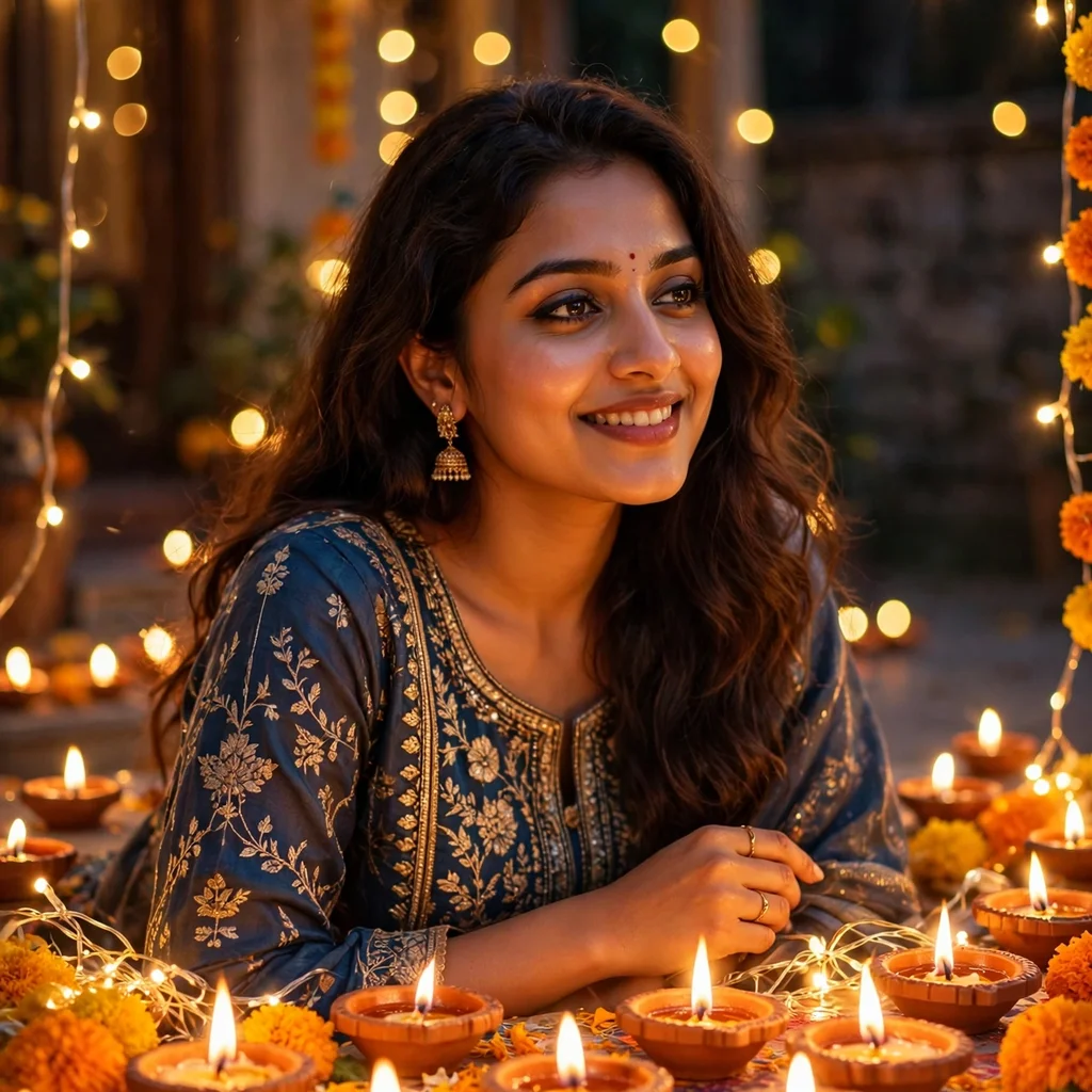 Malaril Malare Diwali Lights