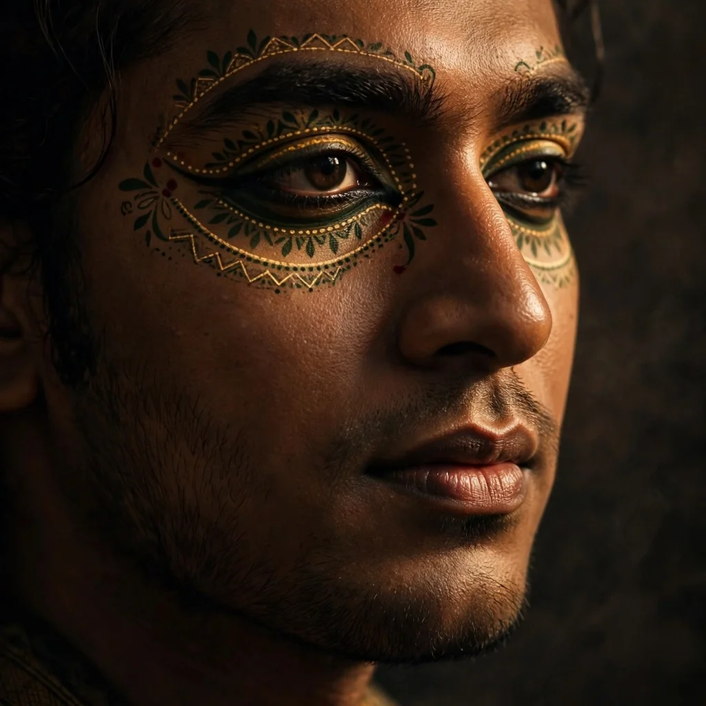 Malaril Malare Kathakali Art