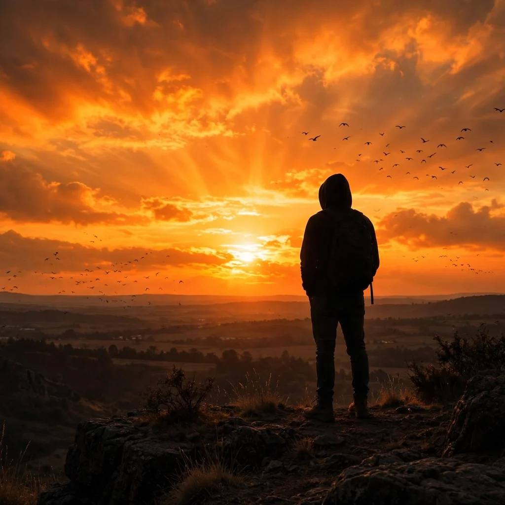 Malaril Malare Sunset Silhouette