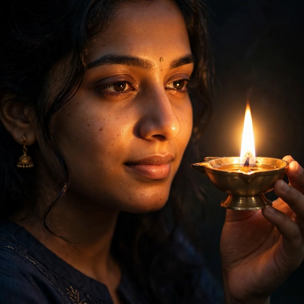 Malaril Malare Diya Flame