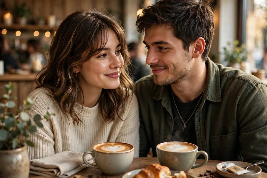 Couple DP Cafe Portrait
