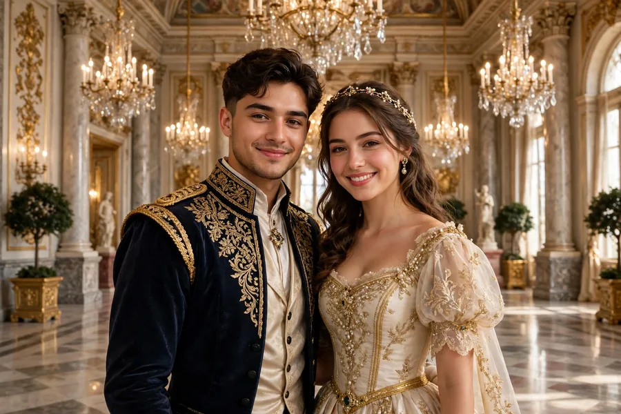 Gemini Couple Royal Palace Edit