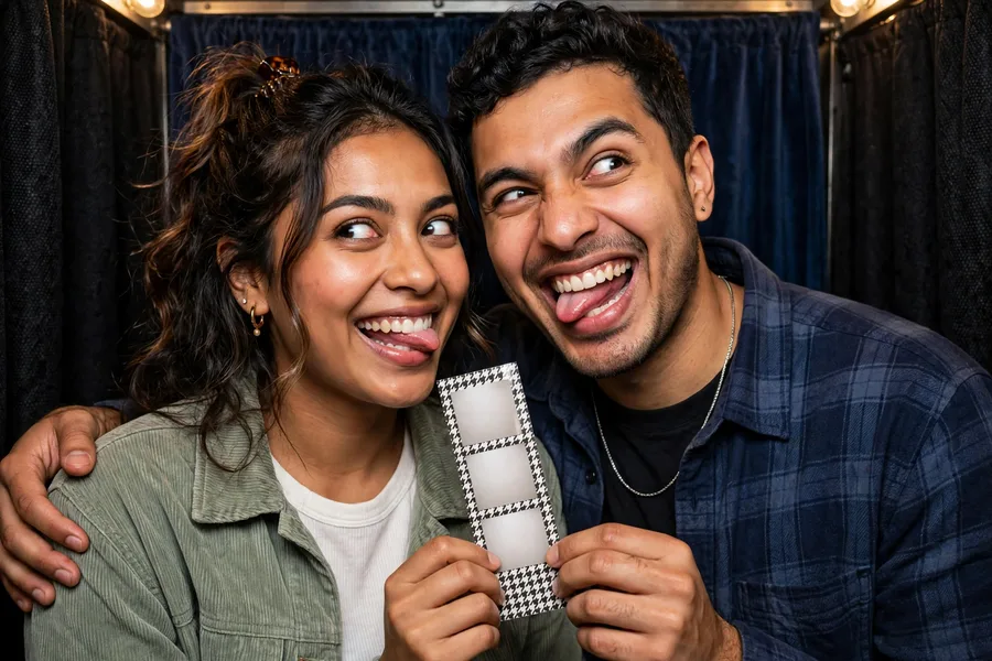 Cute Couple Photo Booth