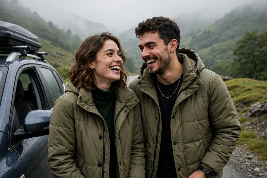 Gemini Couple Mountain Trip Edit