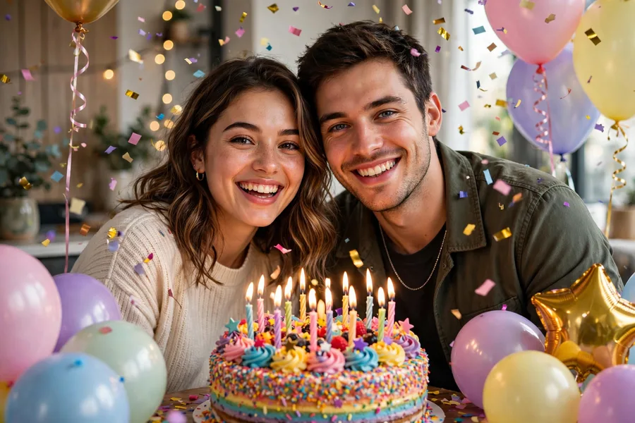 Gemini Couple Birthday Edit