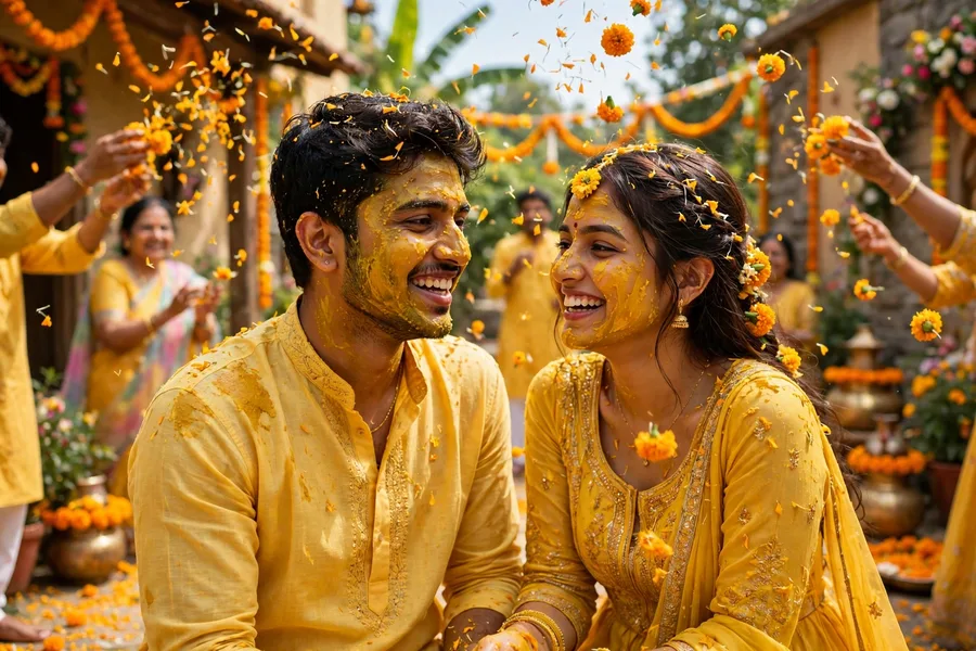 Pre-Wedding Couple Haldi Shoot