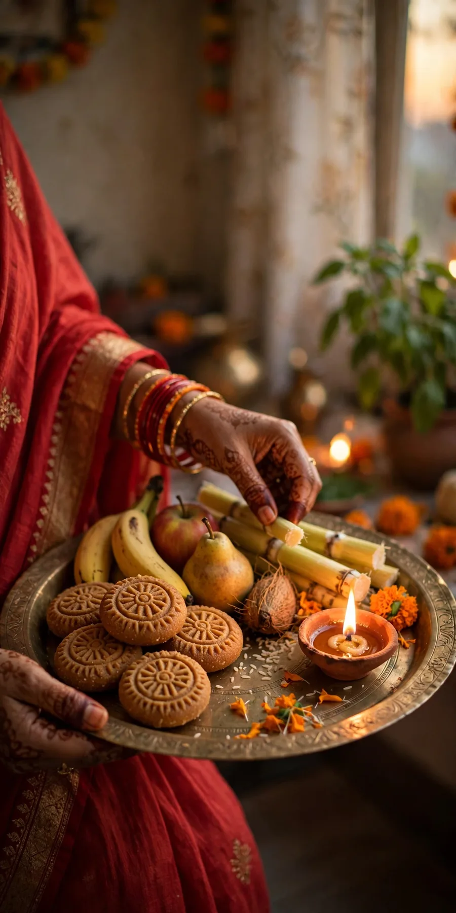 Chhath Puja Prasad Thali