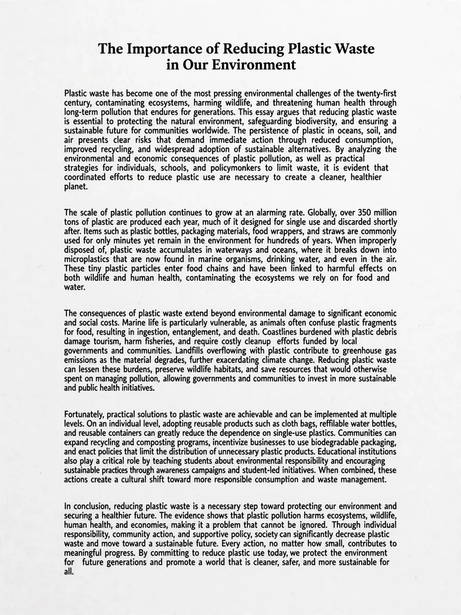 Act as an Essay Writer — ChatGPT Prompt