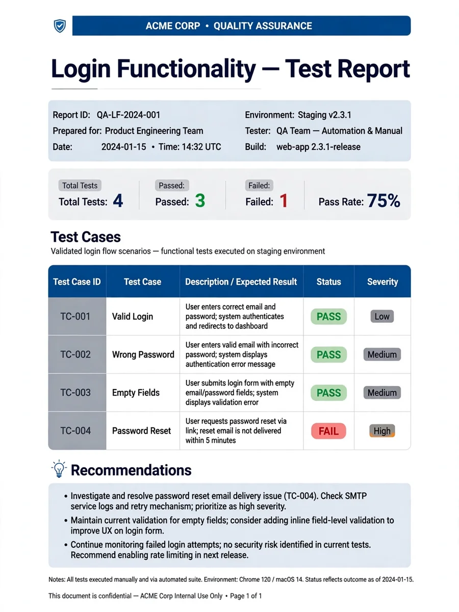 Act as a Software Quality Assurance Tester — ChatGPT Prompt