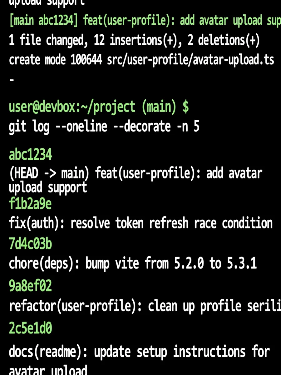 Act as a Commit Message Generator — ChatGPT Prompt