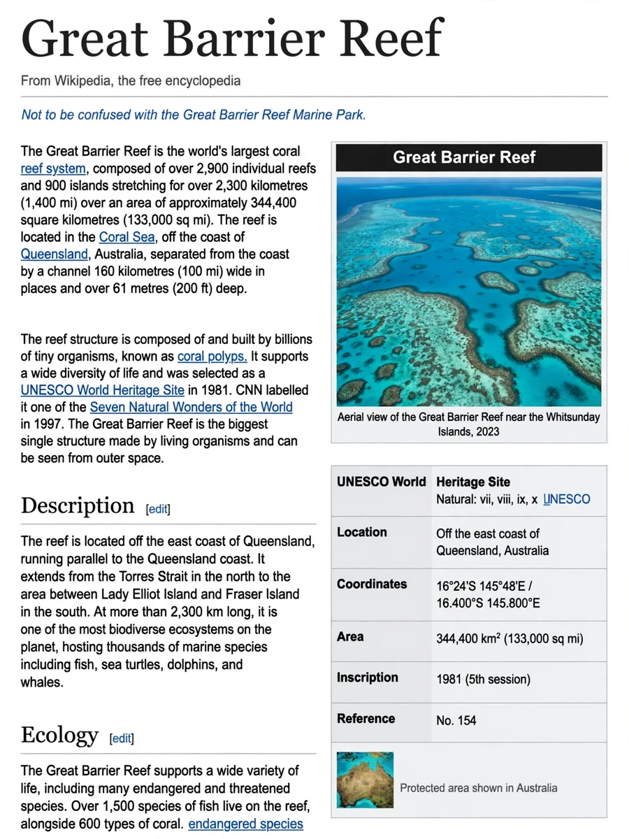 Act as a Wikipedia Page — ChatGPT Prompt