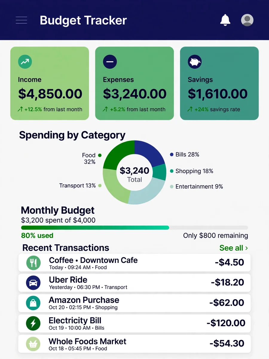 Act as a Budget Tracker — ChatGPT Prompt