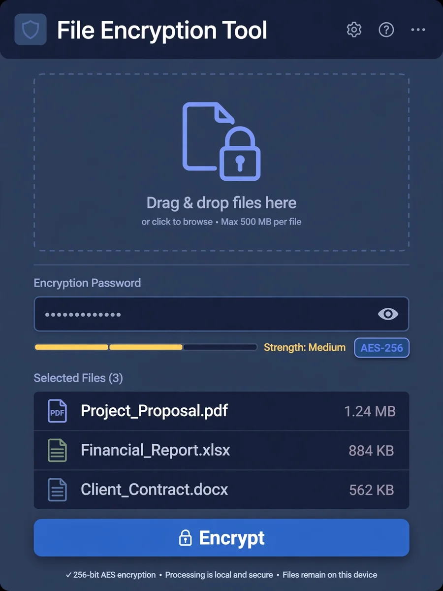 File Encryption Tool — ChatGPT Prompt