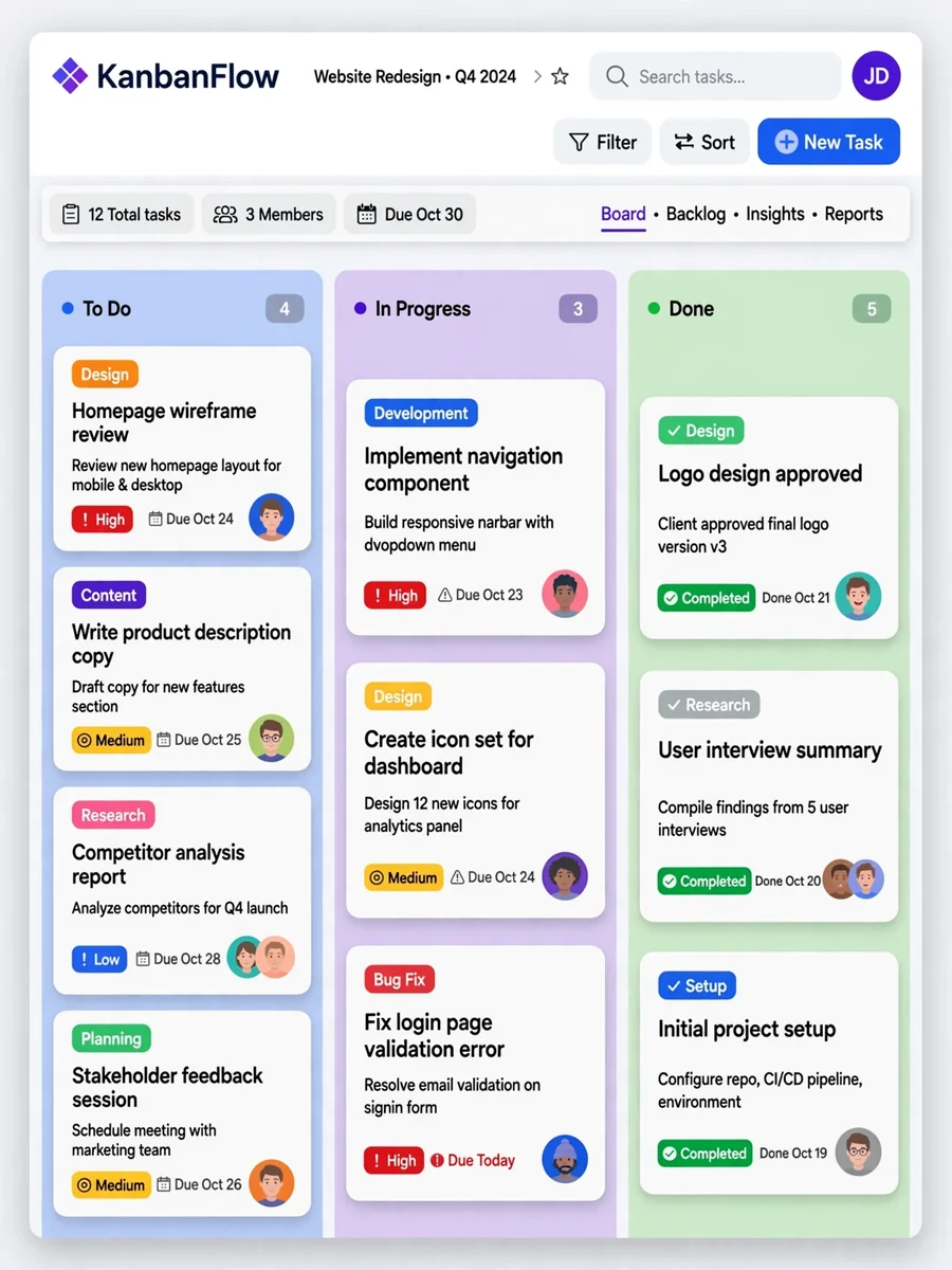 Act as a Kanban Board — ChatGPT Prompt