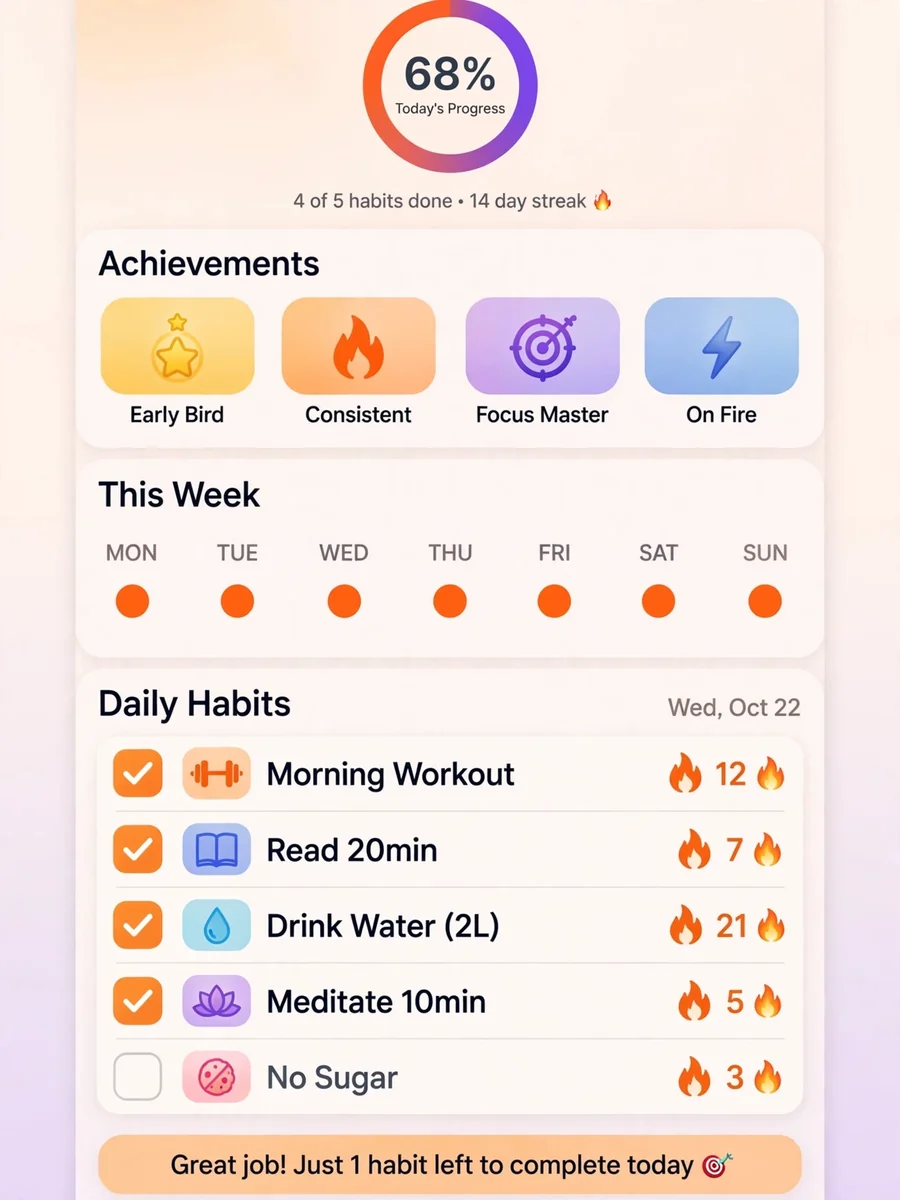 Act as a Habit Tracker — ChatGPT Prompt