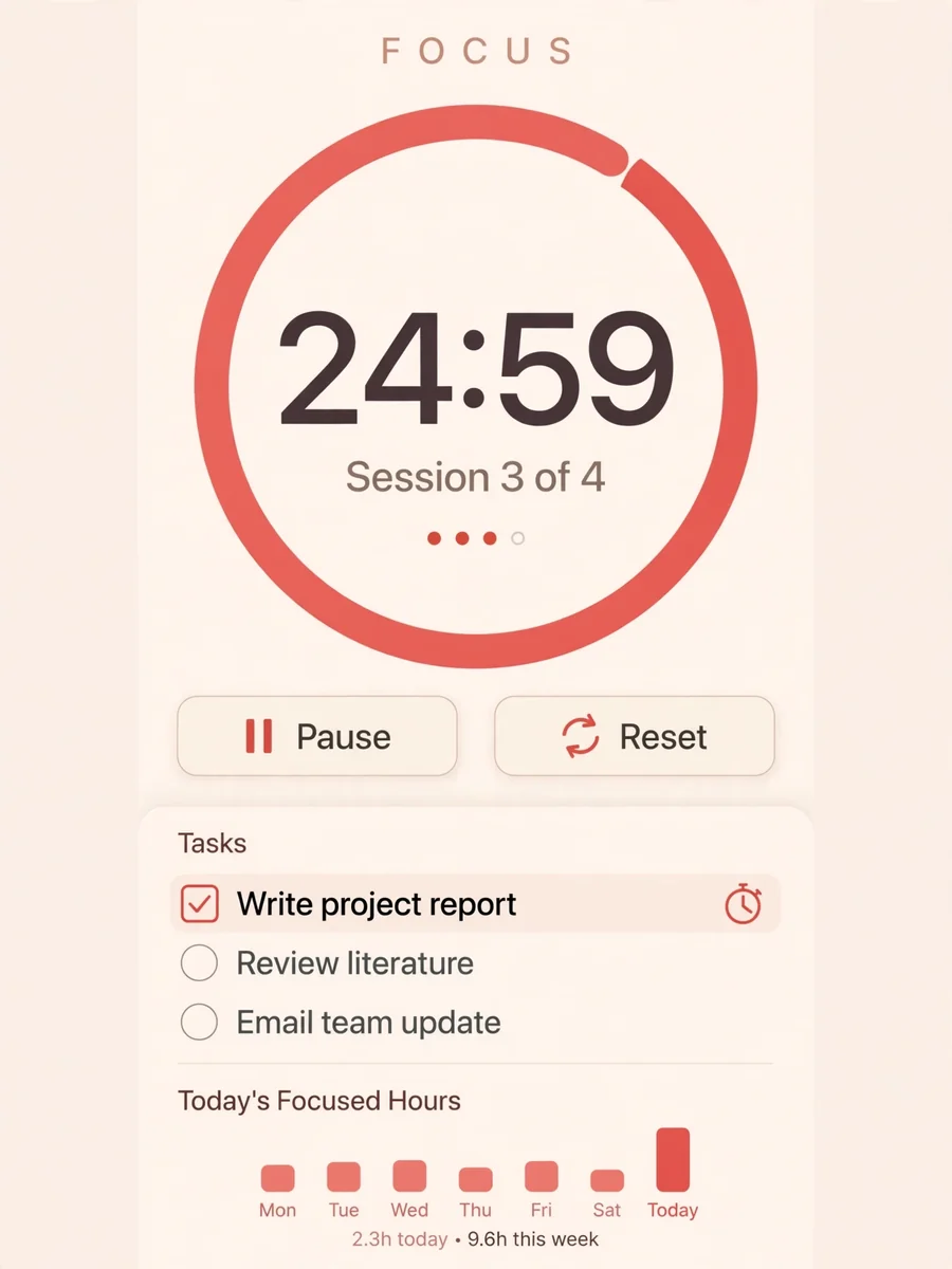 Act as a Pomodoro Timer — ChatGPT Prompt