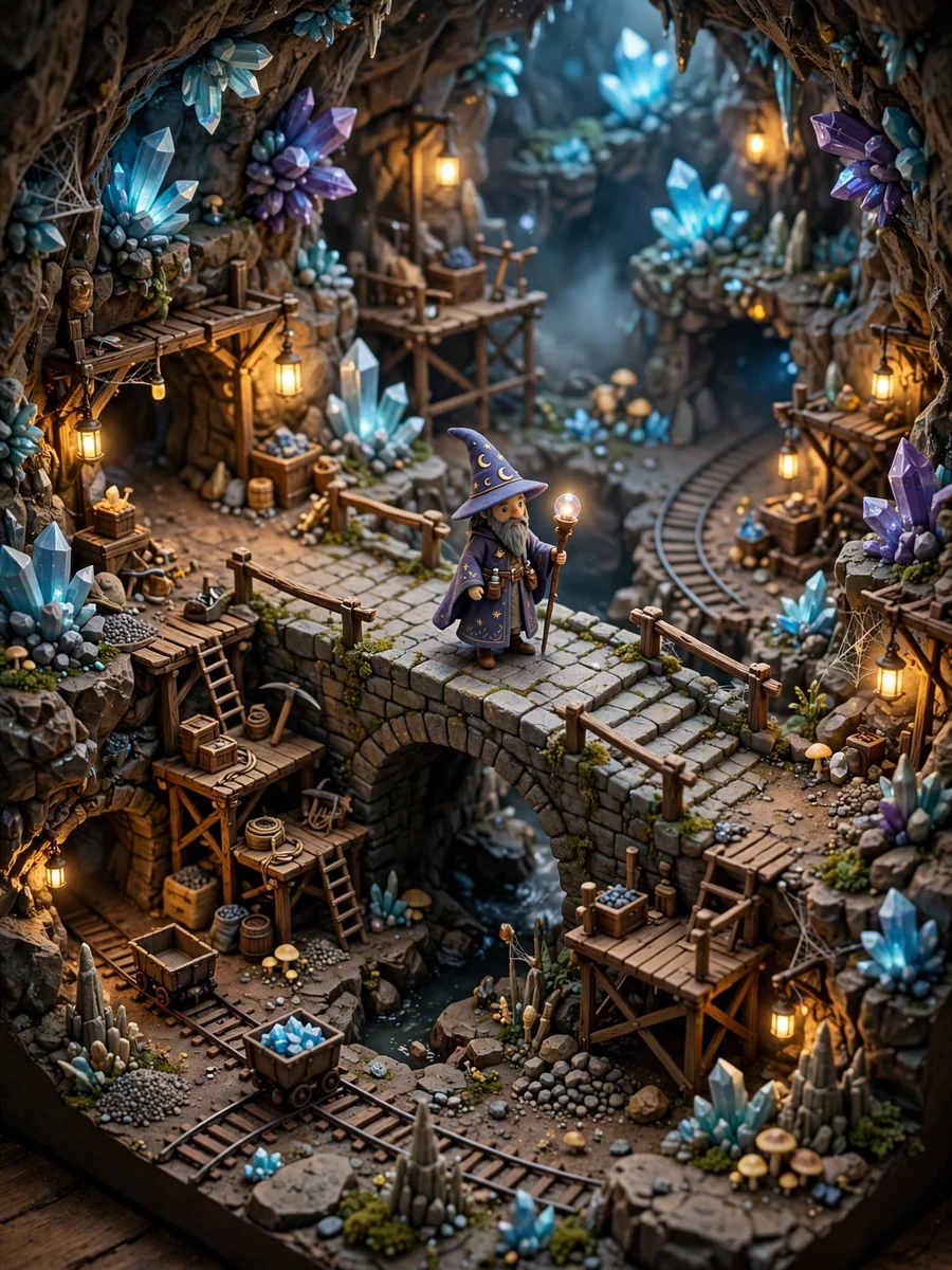 Act as a 3D Isometric Miniature Diorama — ChatGPT Prompt