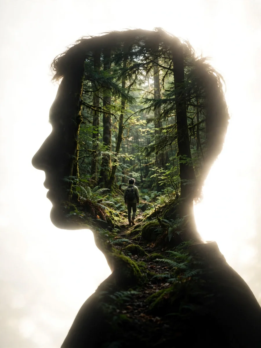 Act as a Double Exposure Portrait — ChatGPT Prompt