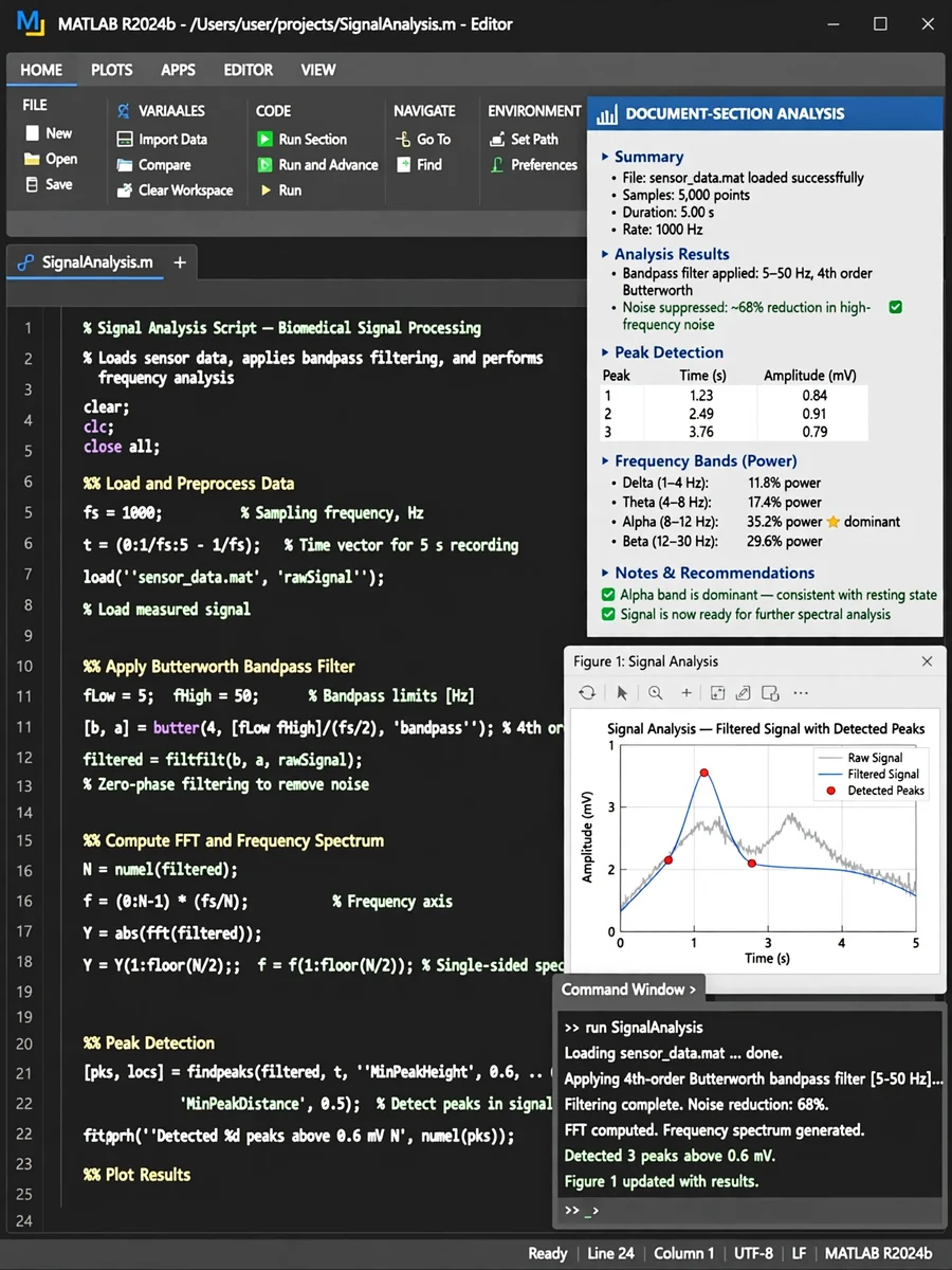 Analyze PDF and Create MATLAB Code — ChatGPT Prompt