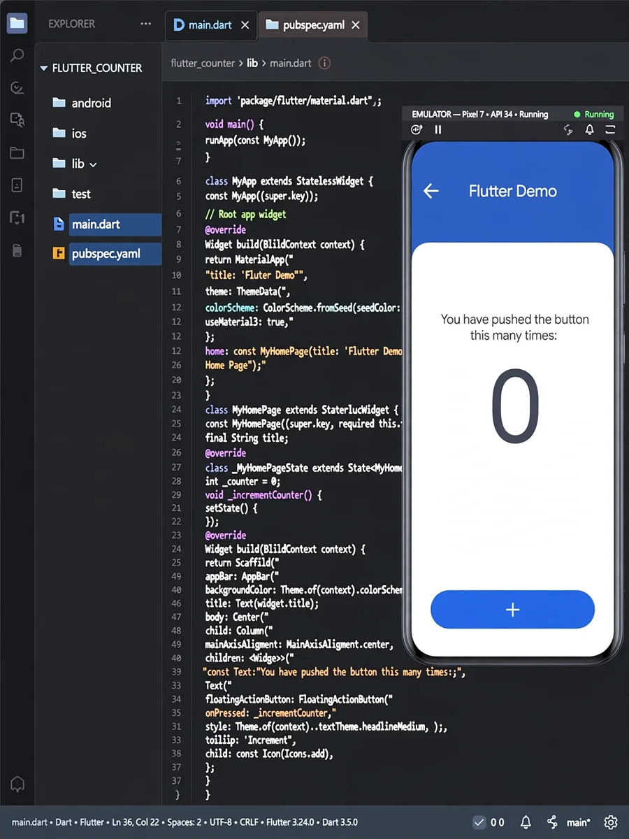 Act as a Starting a Flutter Project — ChatGPT Prompt