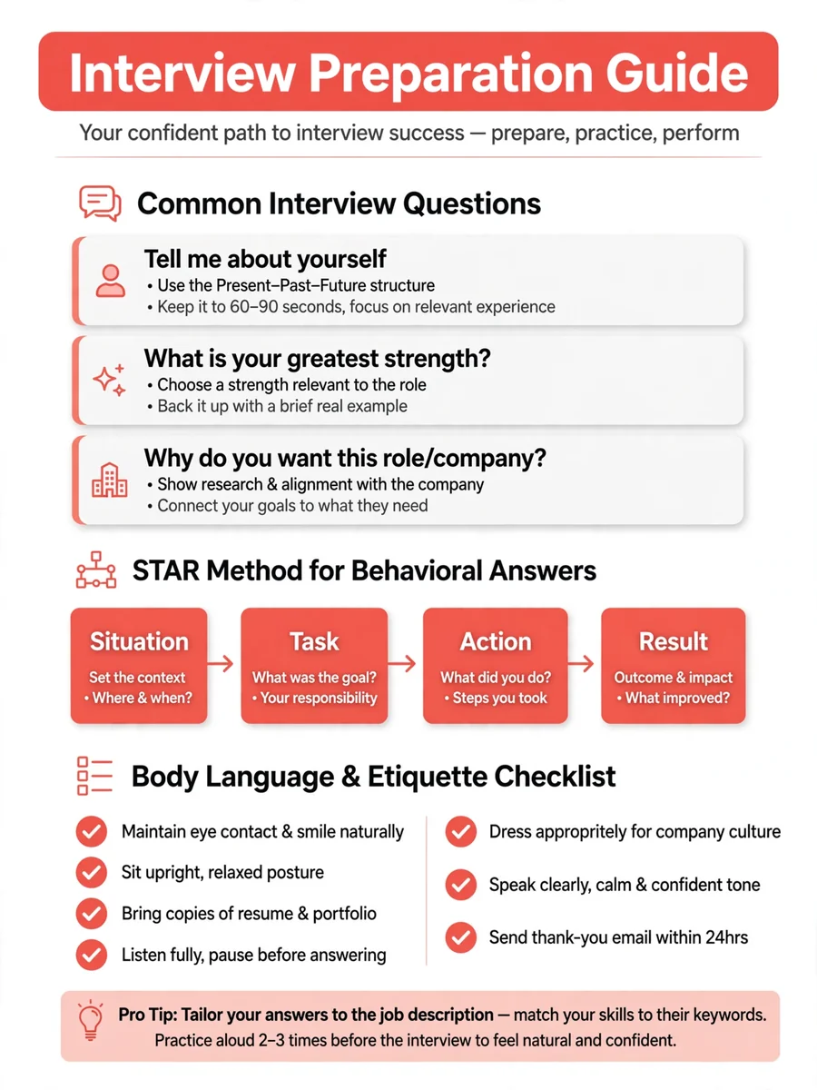 Interview Preparation Coach — ChatGPT Prompt