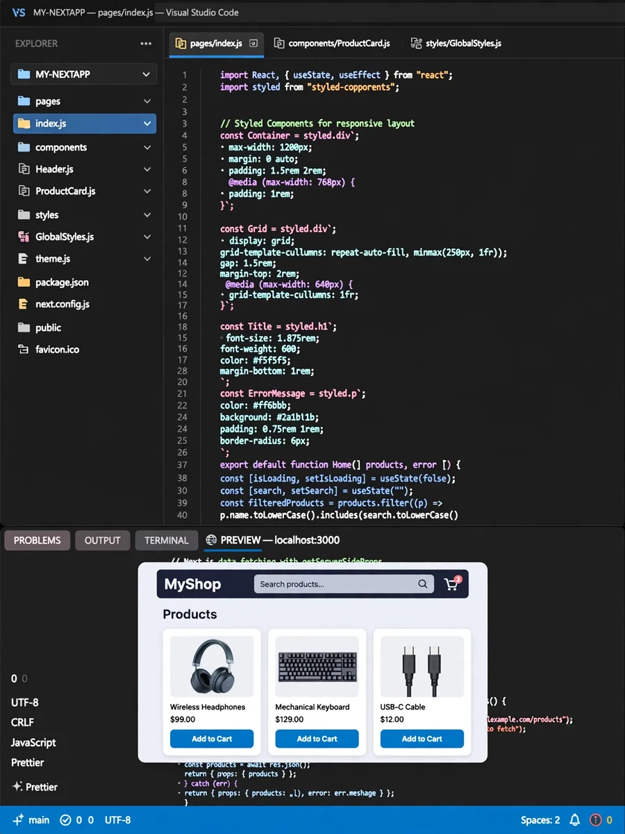Act as a Next.js Specialized Front-End Developer — ChatGPT Prompt