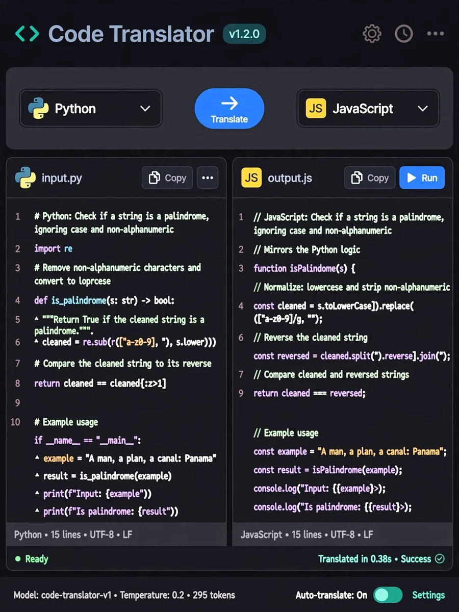 Code Translator: Any Language to Any Language — ChatGPT Prompt