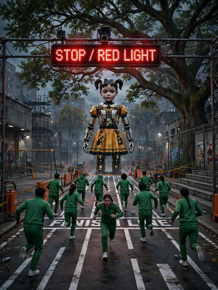 Squid Game - Red Light, Green Light Challenge — ChatGPT Prompt