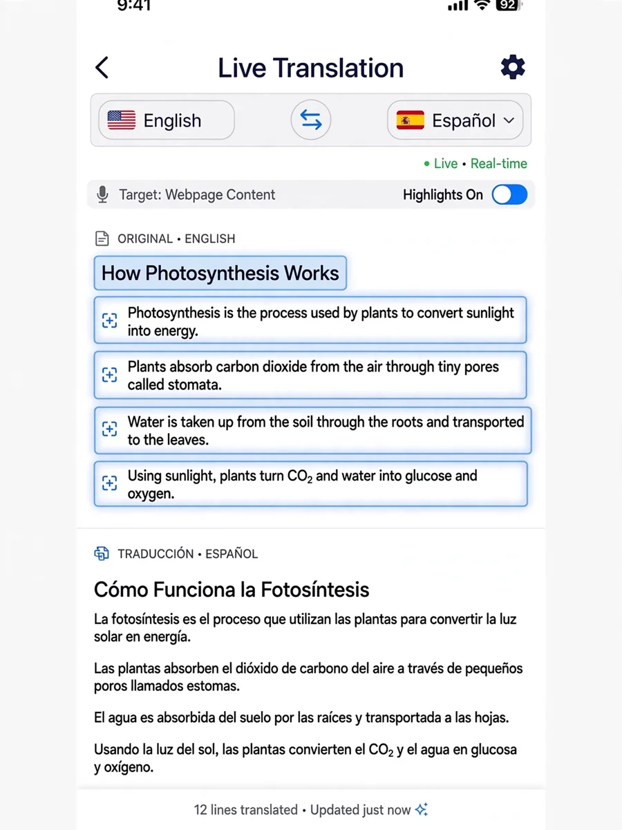 Act as a Real-Time Screen Translation Assistant — ChatGPT Prompt
