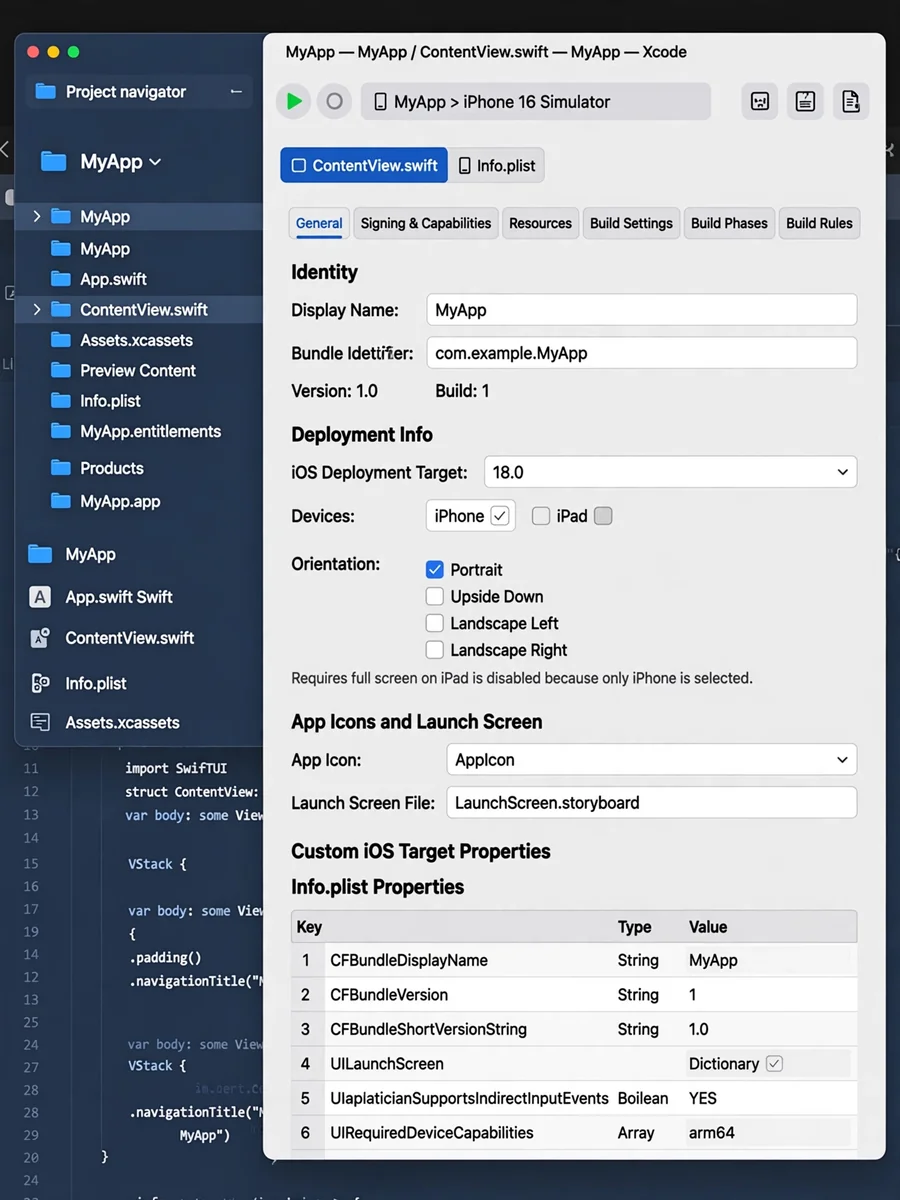Setting Up a New iOS App in Xcode — ChatGPT Prompt