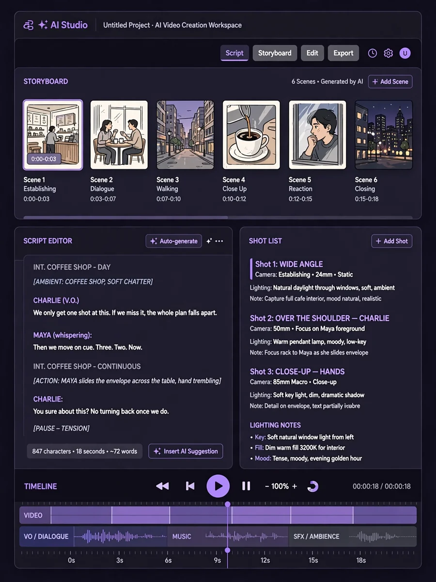 Act as an AI Video Creation Assistant — ChatGPT Prompt