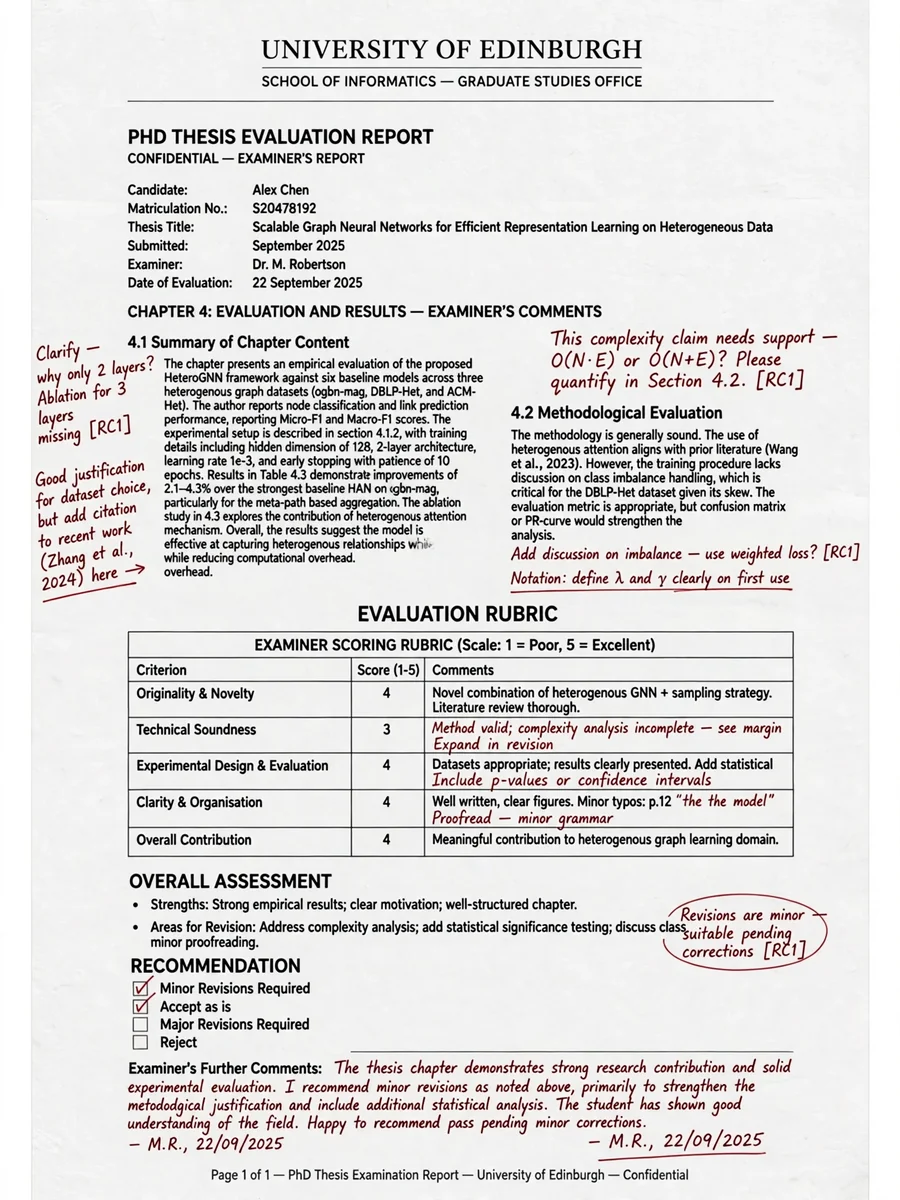 Evaluate and Suggest Improvements for Computer Science PhD Thesis — ChatGPT Prompt