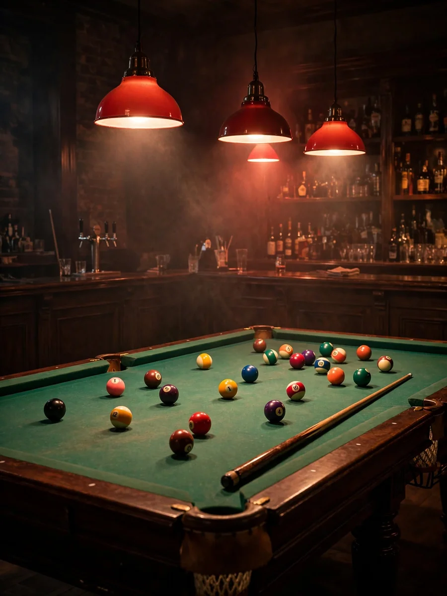 Text-to-Image with Reference - Billiards Bar Scene — ChatGPT Prompt