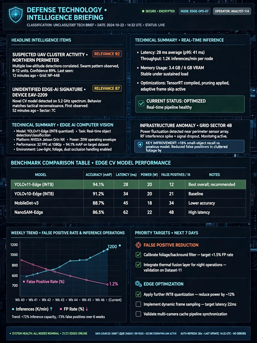 Personalized Technical Intelligence Briefing for Edge AI in Defense — ChatGPT Prompt