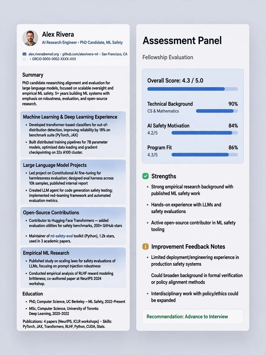 Act as a Resume Reviewer for Anthropic Fellows Program — ChatGPT Prompt