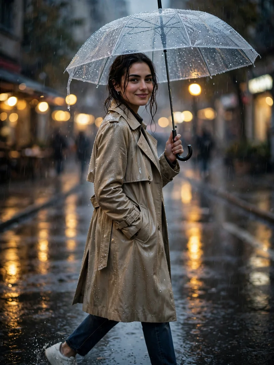 Act as a Rainy Umbrella Street (full-body) — ChatGPT Prompt