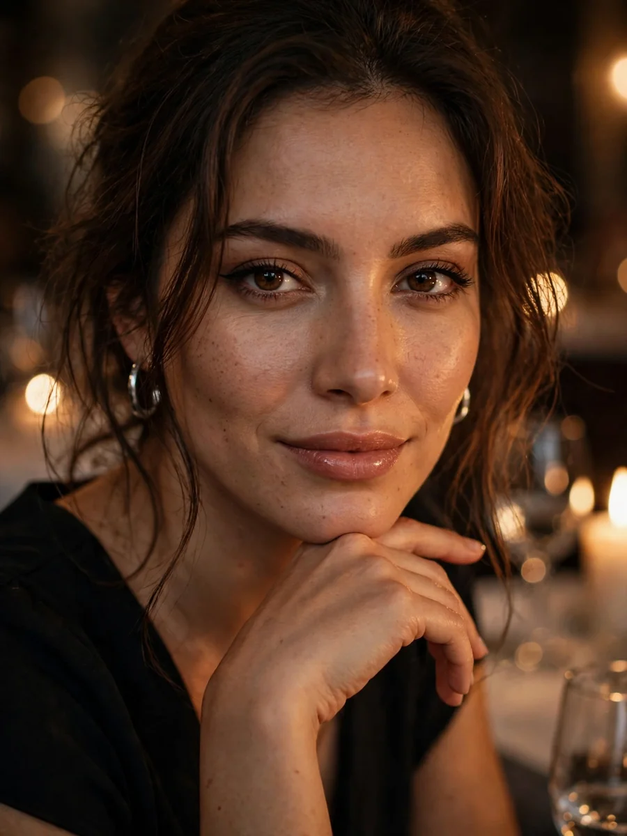 Restaurant Candle Close-up (intimate, not explicit) — ChatGPT Prompt