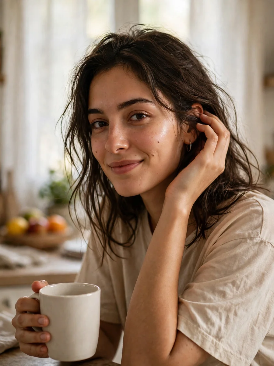 Kitchen Morning Window Light (candid, cozy) — ChatGPT Prompt