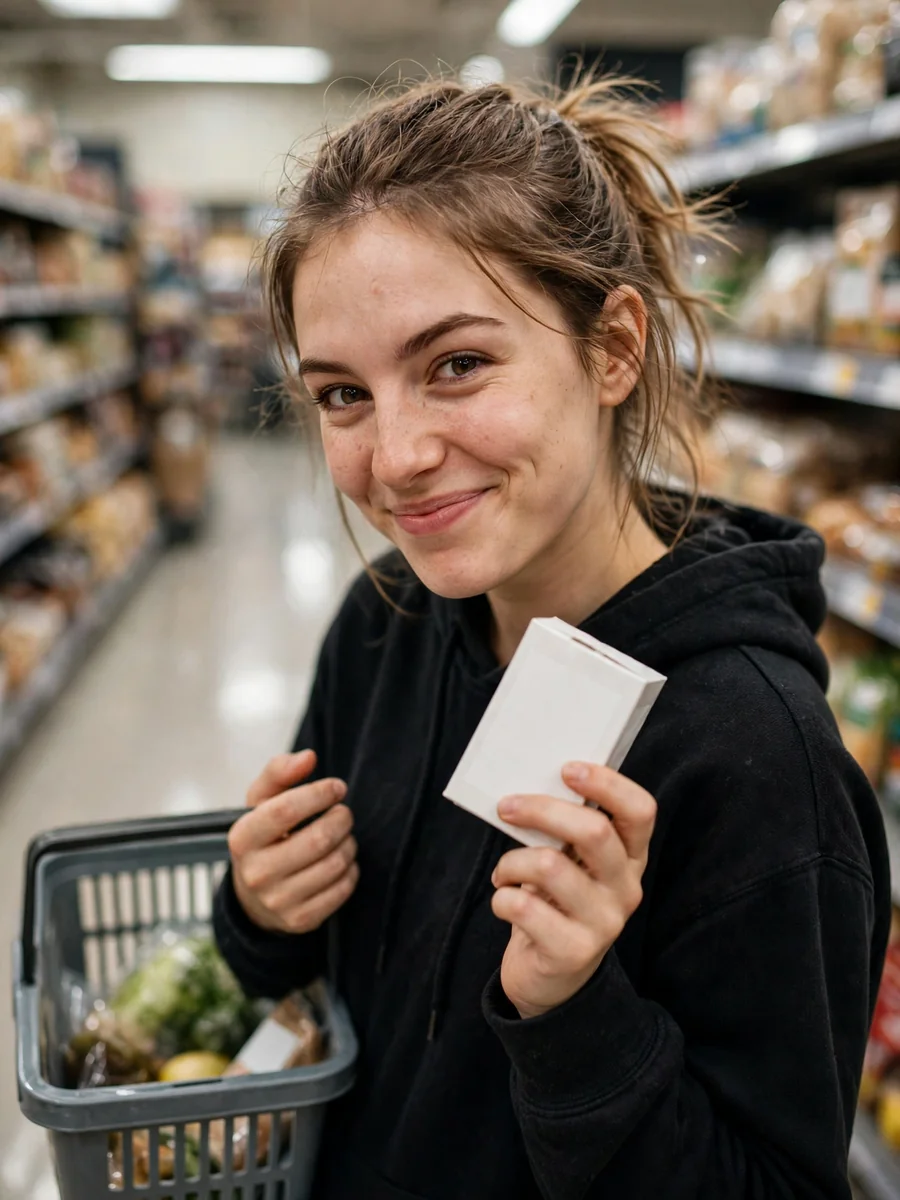 Grocery Aisle (relatable, comedic-candid) — ChatGPT Prompt