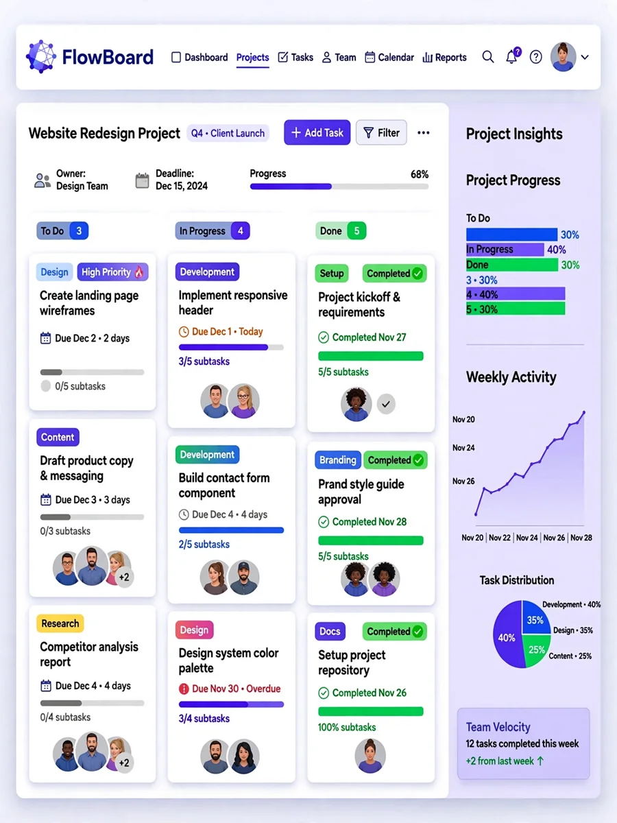 Act as a Creating a Project Management Tool — ChatGPT Prompt