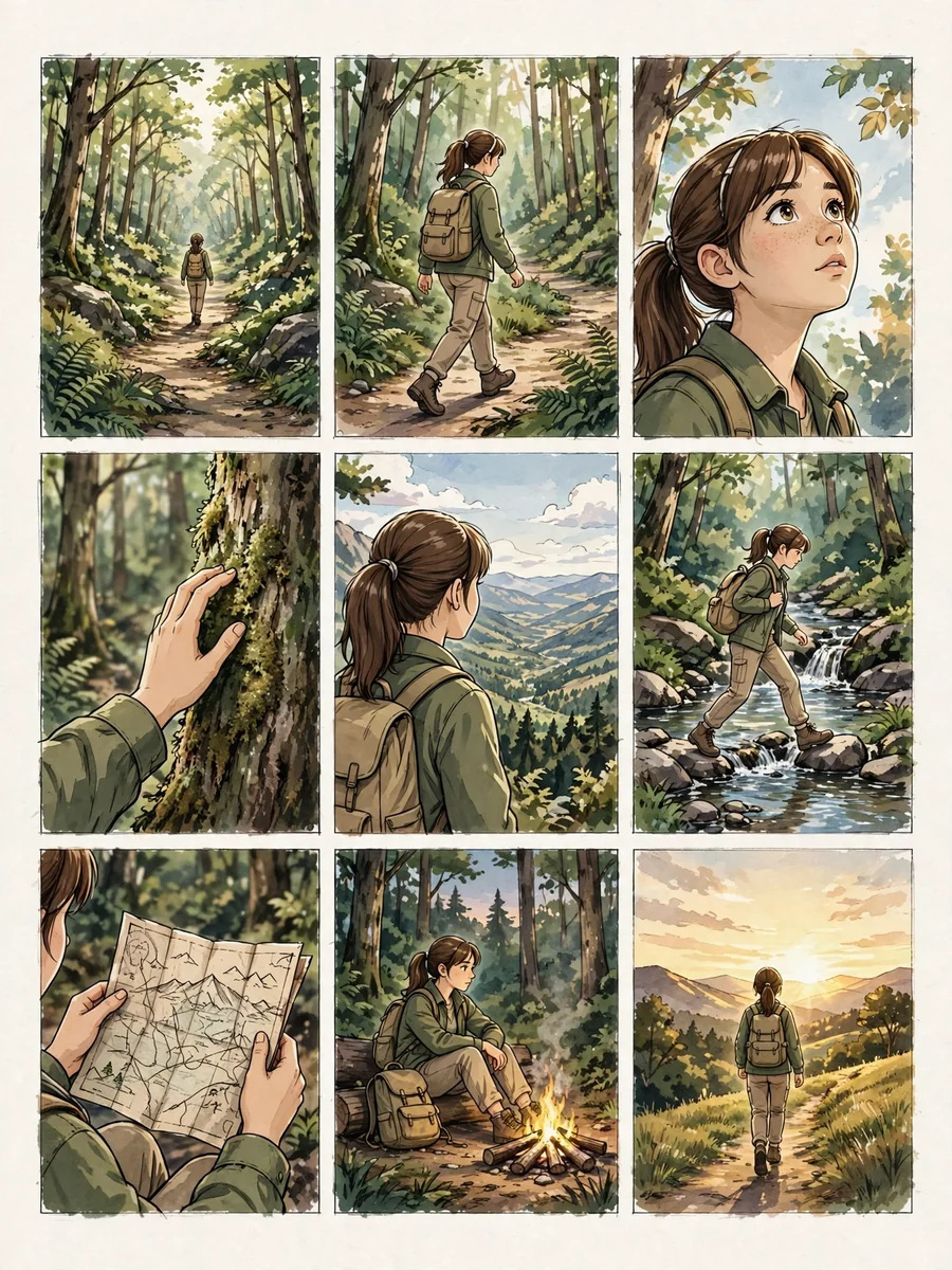 Act as a 3x3 Grid Storyboarding from Photo — ChatGPT Prompt