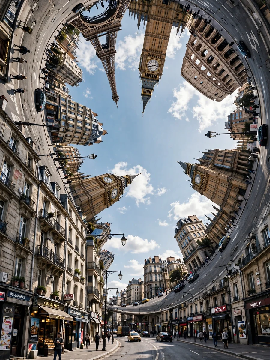 Act as a Surreal City Scene — ChatGPT Prompt