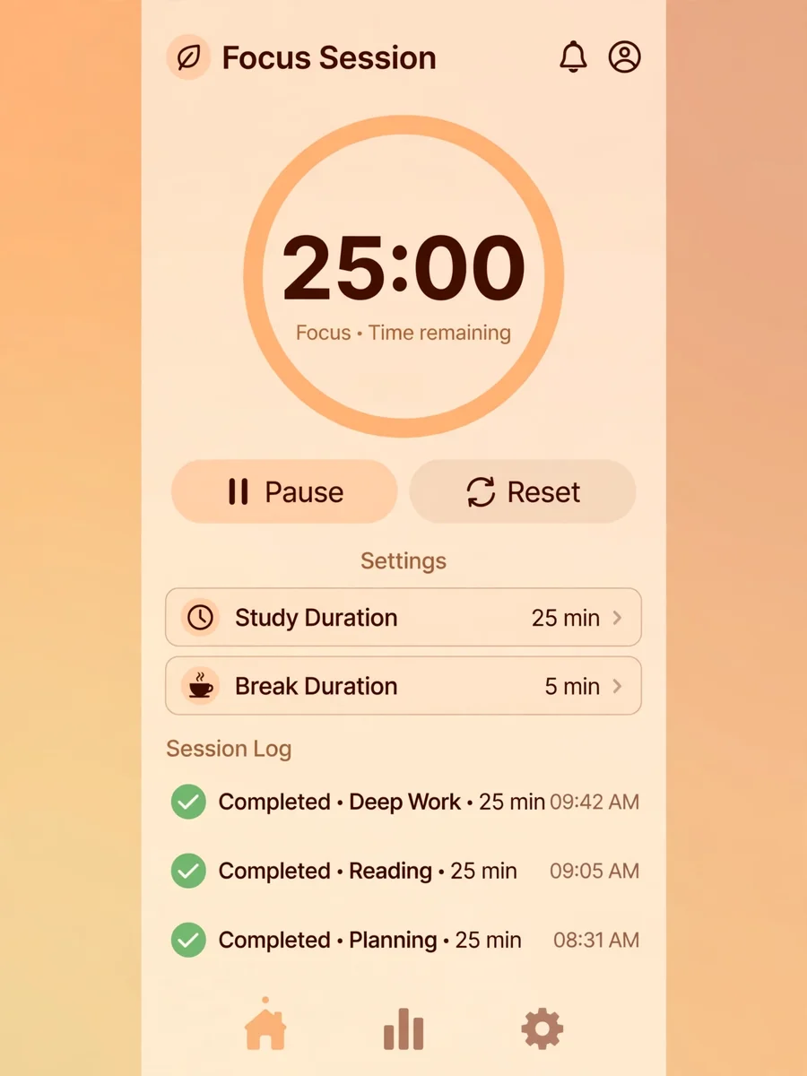 Study Timer — ChatGPT Prompt