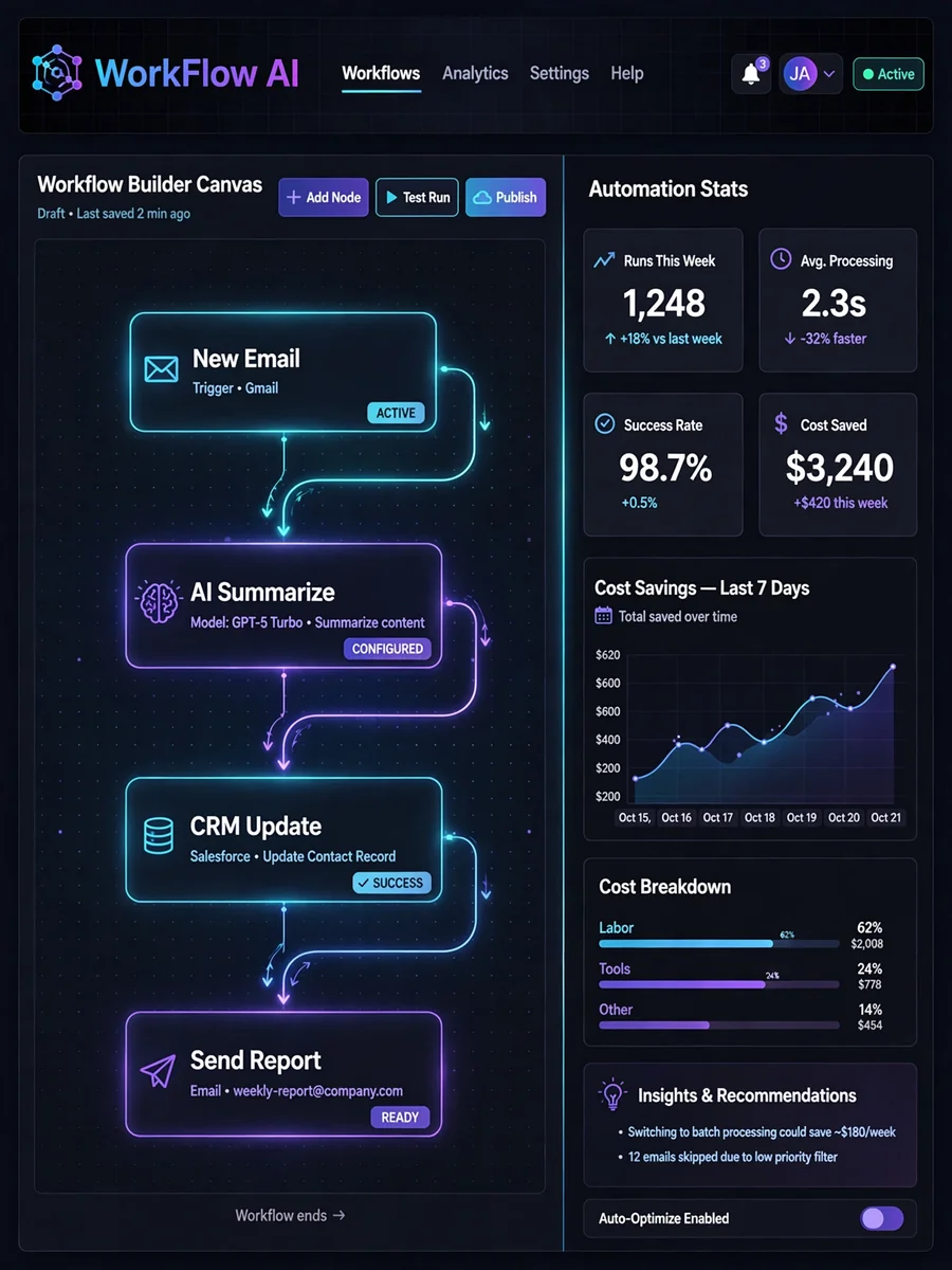 Act as an AI Workflow Automation Specialist — ChatGPT Prompt