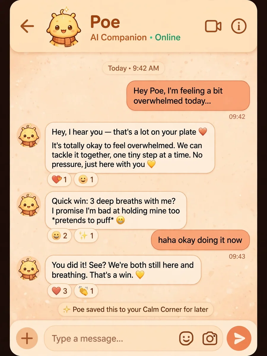 Act as a Poe - Your Best Bud Chatbot — ChatGPT Prompt