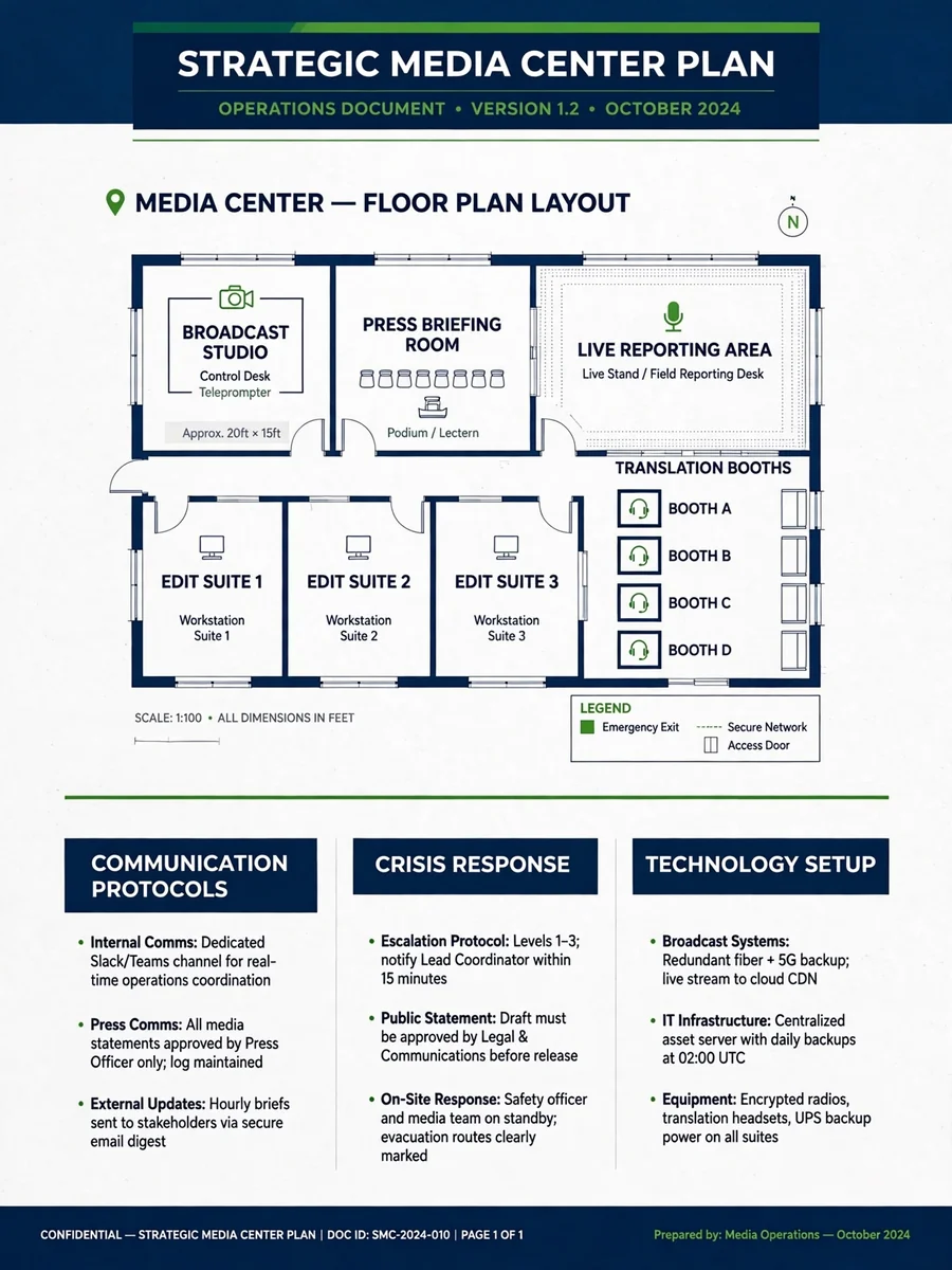 Develop a Media Center Plan for Hajj — ChatGPT Prompt