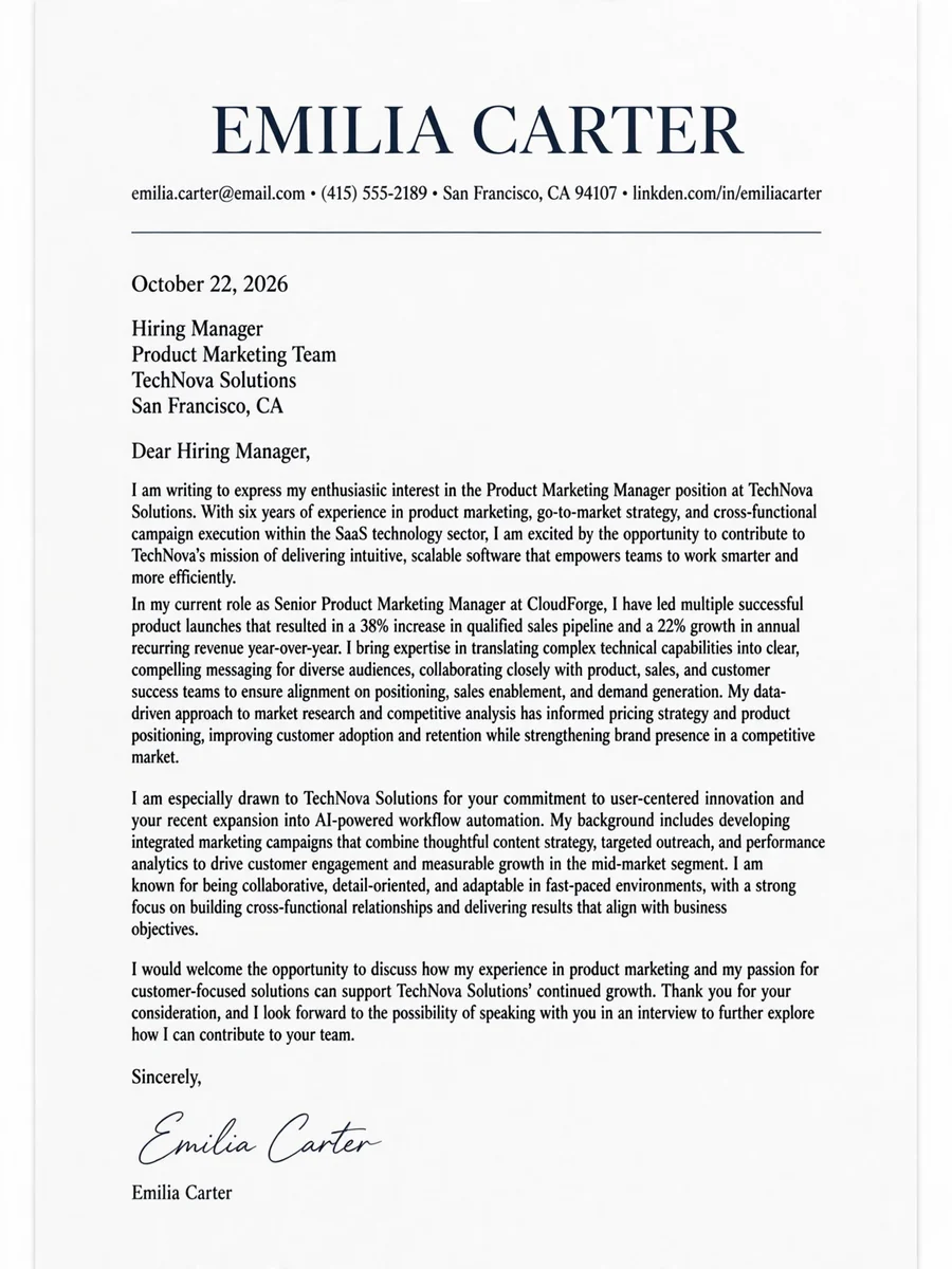 Act as a Dynamic Cover Letter Generator — ChatGPT Prompt