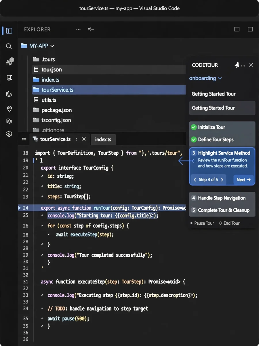 Act as a VSCode CodeTour Expert Agent — ChatGPT Prompt